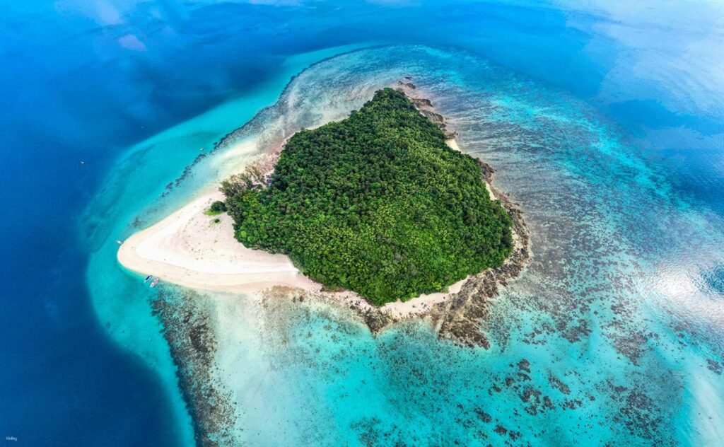 Aerial view of the Bamboo Island - Thai Pass